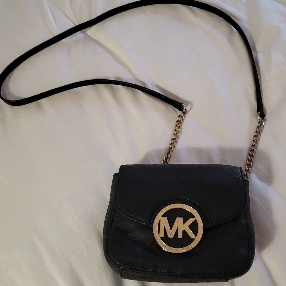 Michael Kors Fulton Black Crossbody Bag